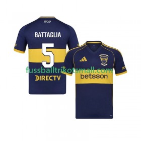 Fußballtrikots CA Boca Juniors Rodrigo Battaglia 5 2025-2026 Kurzarm Heimtrikotsatz kaufen